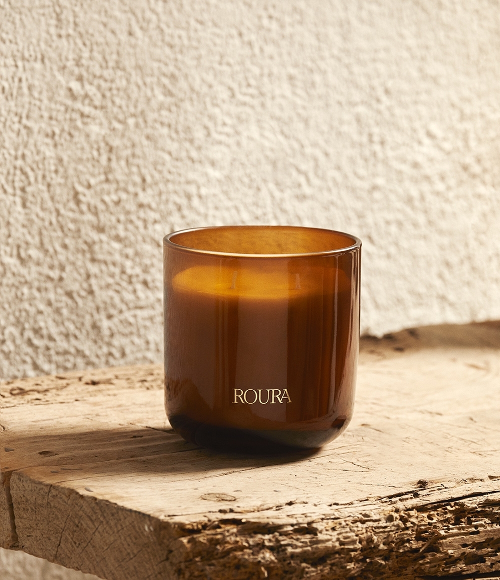 ROYAL AMBER. Vaso 1 mecha / 3 mechas