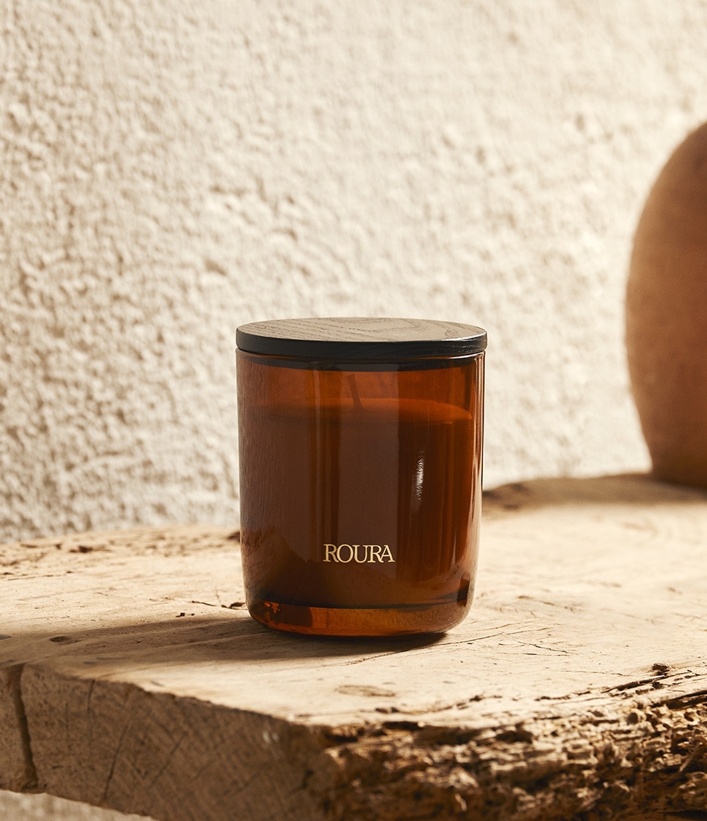 ROYAL AMBER. Vaso 1 mecha / 3 mechas