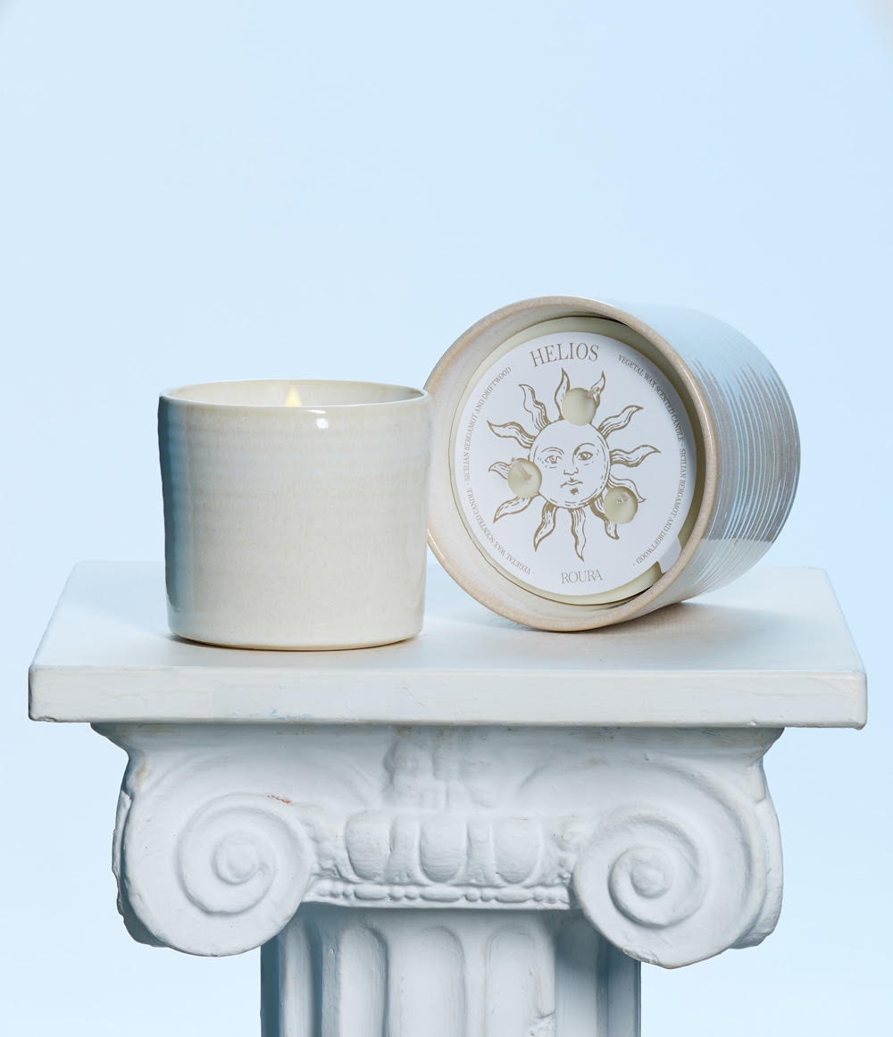 HELIOS. Glass one wick / three wicks